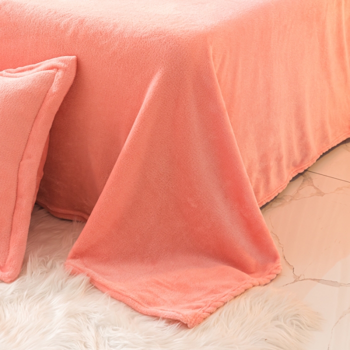 91家纺网 家纺一手货源 找家纺 （总）简爱家纺 2025年韩版花边法莱绒羊羔绒四件套-回忆