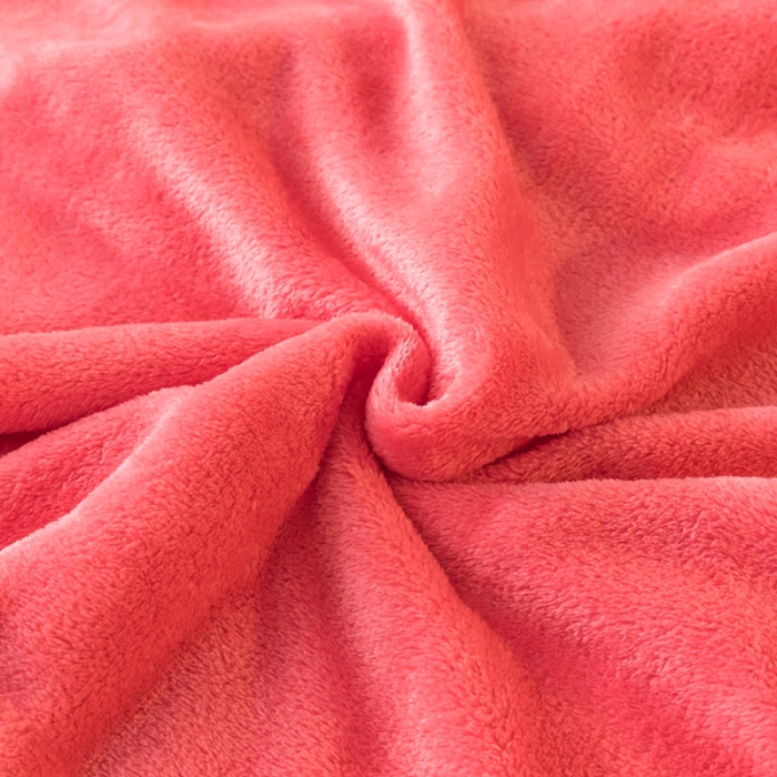 91家纺网 家纺一手货源 找家纺 简爱家纺 2025年韩版花边法莱绒羊羔绒四件套-回忆-夕阳红