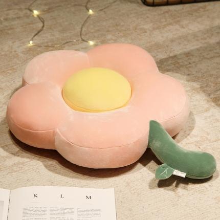 91家纺网 家纺一手货源 找家纺 （总）仟亿莱 2022新款超柔水晶绒太阳花坐垫