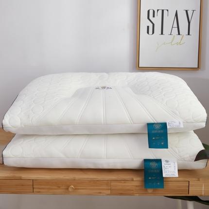 91家纺网 家纺一手货源 找家纺 （总）梦叶草2022新款头等舱针织乳胶层spa助眠枕头