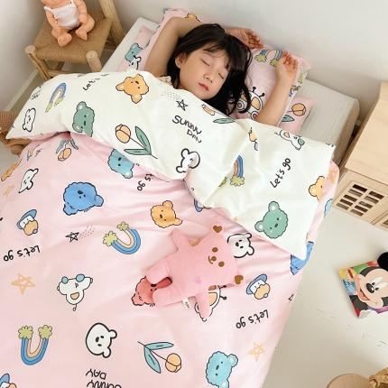 91家纺网 家纺一手货源 找家纺 宝贝优选2022新款A类60S贡缎多件套 夏日恋歌