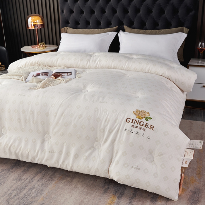 91家纺网 家纺一手货源 找家纺 （总）丽卡家纺 家居馆 2023新款生姜暖绒春秋被