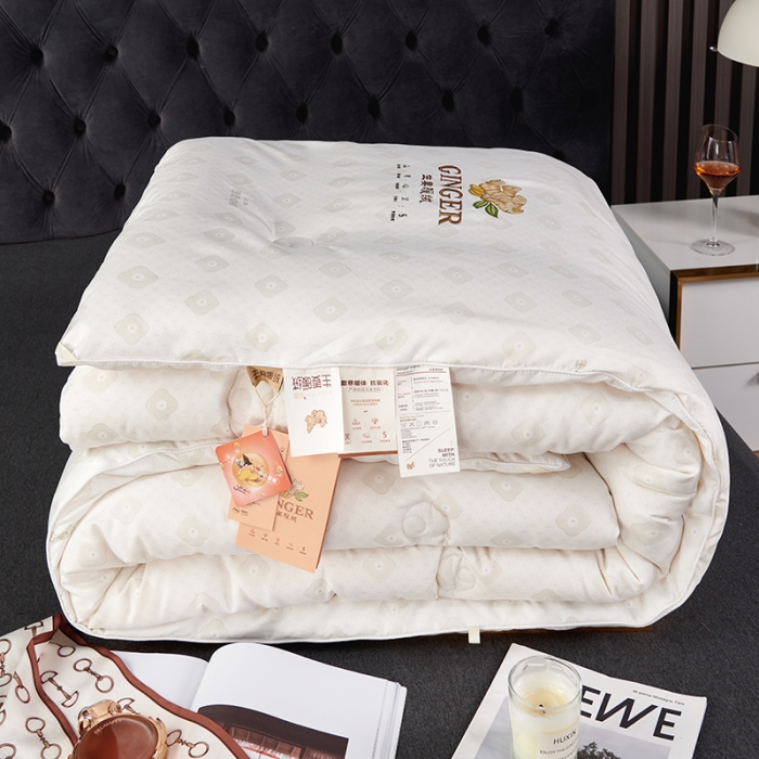 91家纺网 家纺一手货源 找家纺 （总）丽卡家纺 家居馆 2023新款生姜暖绒春秋被