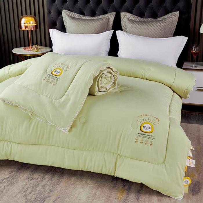 91家纺网 家纺一手货源 找家纺 （总）丽卡家纺  2023新款绵小芙蚕绒棉暖绒子母被