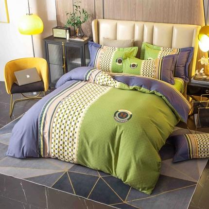 91家纺网 家纺一手货源 找家纺 （总）帅露 2022新款大版印花磨毛四件套