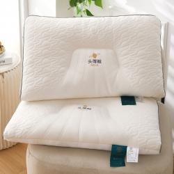 91家纺网 家纺一手货源 找家纺 （总）加维格 2022新头等舱针织乳胶层spa助眠枕头枕芯,白色