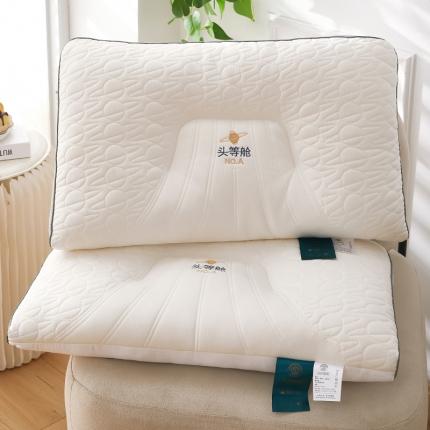 （总）加维格 2022新头等舱针织乳胶层spa助眠枕头枕芯
