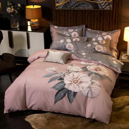 91家纺网 家纺一手货源 找家纺 （总）帅露 2022新款大版印花磨毛四件套