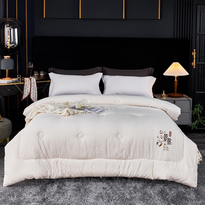 91家纺网 家纺一手货源 找家纺 丽卡家纺 家居馆 2023新款绵豆豆春秋被 绵豆豆-灰