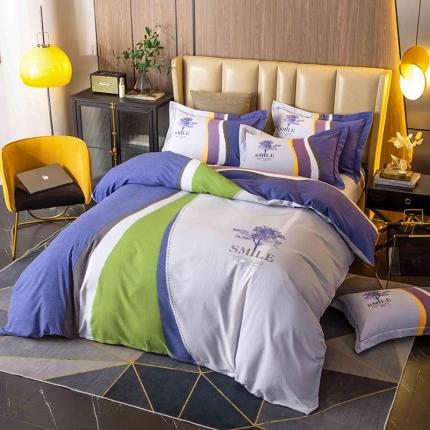 91家纺网 家纺一手货源 找家纺 （总）帅露 2022新款大版印花磨毛四件套