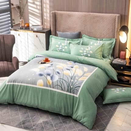 91家纺网 家纺一手货源 找家纺 （总）帅露 2022新款大版印花磨毛四件套