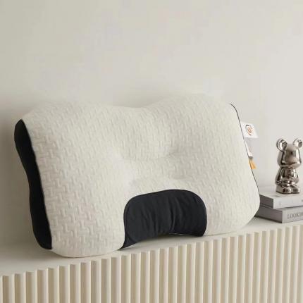 91家纺网 家纺一手货源 找家纺 境月枕芯坊2022新眠豆豆枕头枕芯 骨头型（48*74cm）