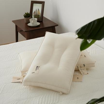 （总）境月 质原生态抑菌枕头枕芯护颈枕-立体学生款
