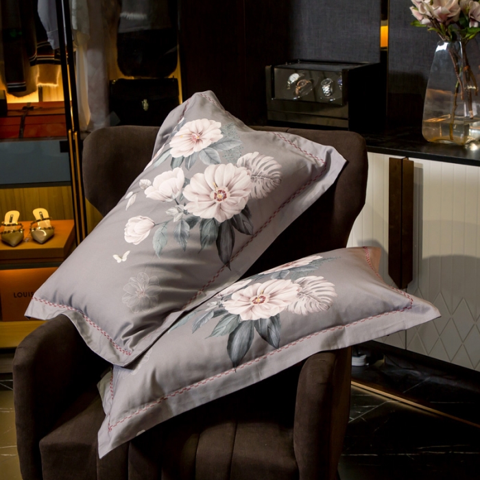 91家纺网 家纺一手货源 找家纺 帅露 2022新款大版印花磨毛四件套 恬爱