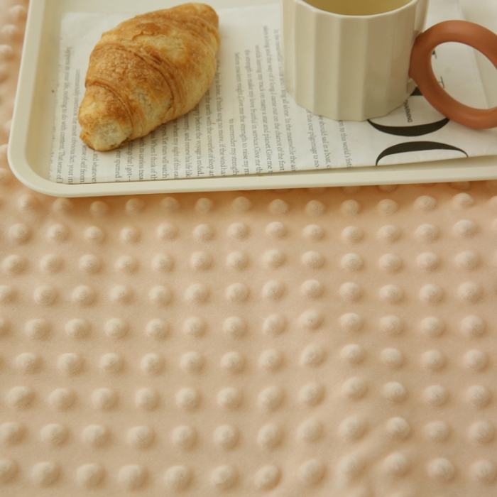 91家纺网 家纺一手货源 找家纺 玛奇朵 2022升级版A类豆豆绒梦露系列四件套 梦露-蜜桃橙