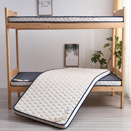 亿丁点 2023新款四季通用针织乳胶记忆海绵床垫-小床 乳胶白