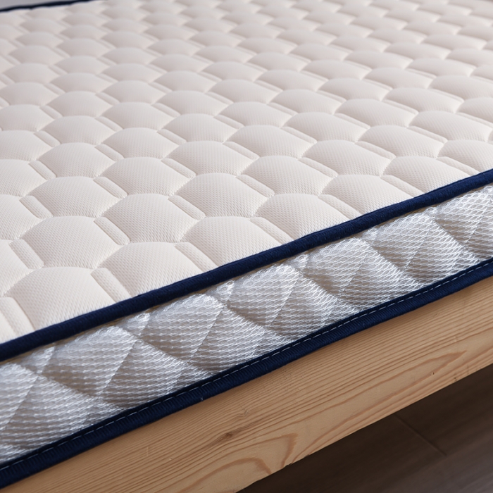 91家纺网 家纺一手货源 找家纺 亿丁点 2023新款四季通用针织乳胶记忆海绵床垫-小床 乳胶白