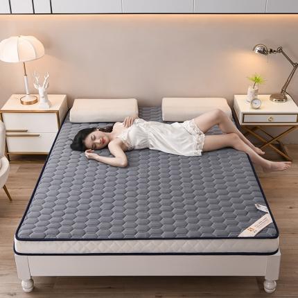 亿丁点 2023新款四季通用针织乳胶记忆海绵床垫-大床 乳胶灰
