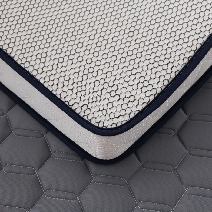 91家纺网 家纺一手货源 找家纺 亿丁点 2023新款四季通用针织乳胶记忆海绵床垫-大床 乳胶灰