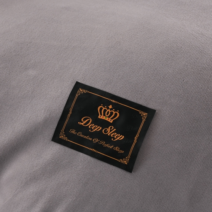 91家纺网 家纺一手货源 找家纺 澳洲羽2024新款防静电高克重纯色丝滑宽边牛奶绒四件套灰-绿