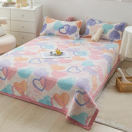 91家纺网 家纺一手货源 找家纺 （总）青竹苑 2022新款牛奶绒床盖多用盖毯学生床垫毛毯