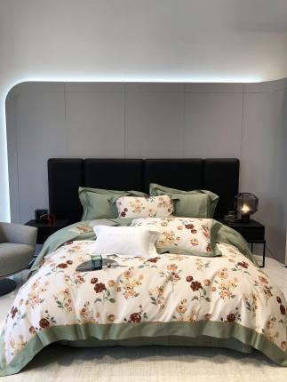 91家纺网 家纺一手货源 找家纺 （总）太古汇家居2022新款 数码印花 四件套