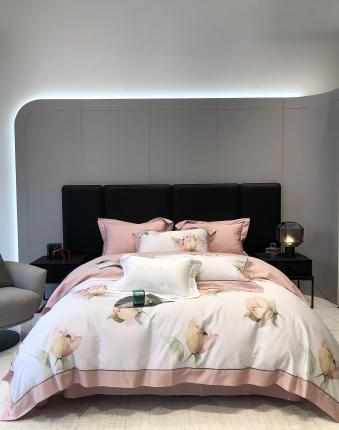 91家纺网 家纺一手货源 找家纺 （总）太古汇家居2022新款 数码印花 四件套