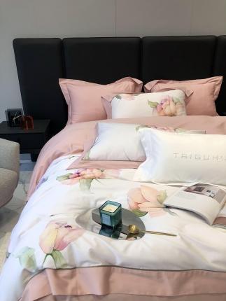 太古汇家居2022新款 数码印花 四件套 卡拉尔-白