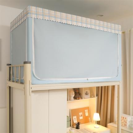 91家纺网 家纺一手货源 找家纺 （总）卓尔居 2025新款纯色系学生蚊帐学生强遮光床帘蚊帐