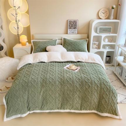 91家纺网 家纺一手货源 找家纺 （总）兄弟坊 2025塔芙绒毛毯被/四件套