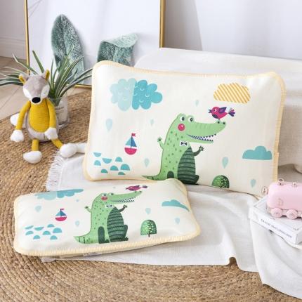 91家纺网 家纺一手货源 找家纺 （总）吉咪兔 2022新款大版卡通冰丝凉席枕套