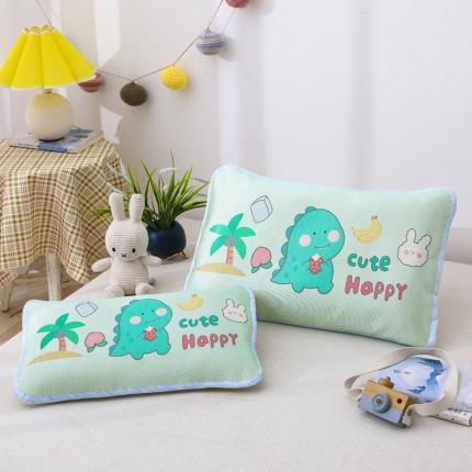 91家纺网 家纺一手货源 找家纺 （总）吉咪兔 2022新款大版卡通冰丝凉席枕套