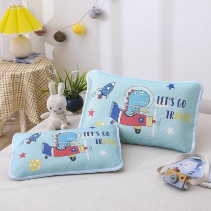 91家纺网 家纺一手货源 找家纺 （总）吉咪兔 2022新款大版卡通冰丝凉席枕套