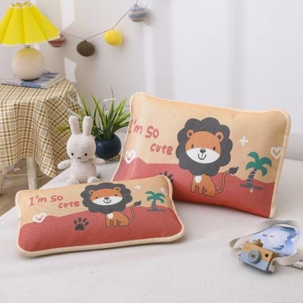 91家纺网 家纺一手货源 找家纺 （总）吉咪兔 2022新款大版卡通冰丝凉席枕套