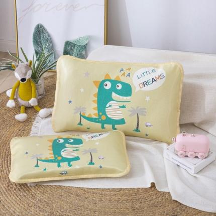 91家纺网 家纺一手货源 找家纺 （总）吉咪兔 2022新款大版卡通冰丝凉席枕套