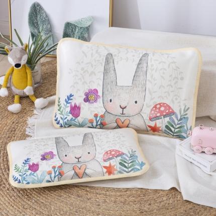 91家纺网 家纺一手货源 找家纺 （总）吉咪兔 2022新款大版卡通冰丝凉席枕套