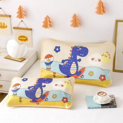 91家纺网 家纺一手货源 找家纺 （总）吉咪兔 2022新款大版卡通冰丝凉席枕套