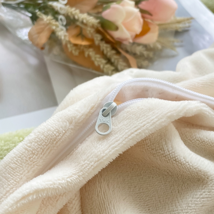 91家纺网 家纺一手货源 找家纺 新A类高克重ykk拉链提花牛奶绒四件套直播 浅浅花漾（绿）