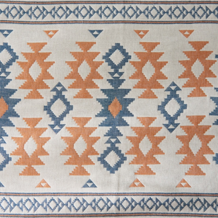 91家纺网 家纺一手货源 找家纺 朴尔  2022年新款波西米亚风全棉四层纱布枕巾一对装 异域风情