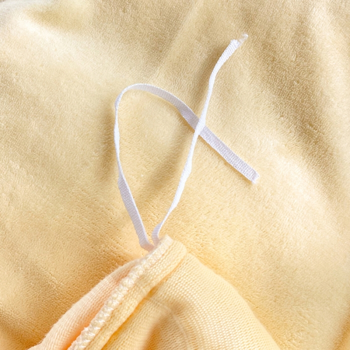 91家纺网 家纺一手货源 找家纺 绒世界 2022新款 高端牛奶绒提花四件套 柠檬黄