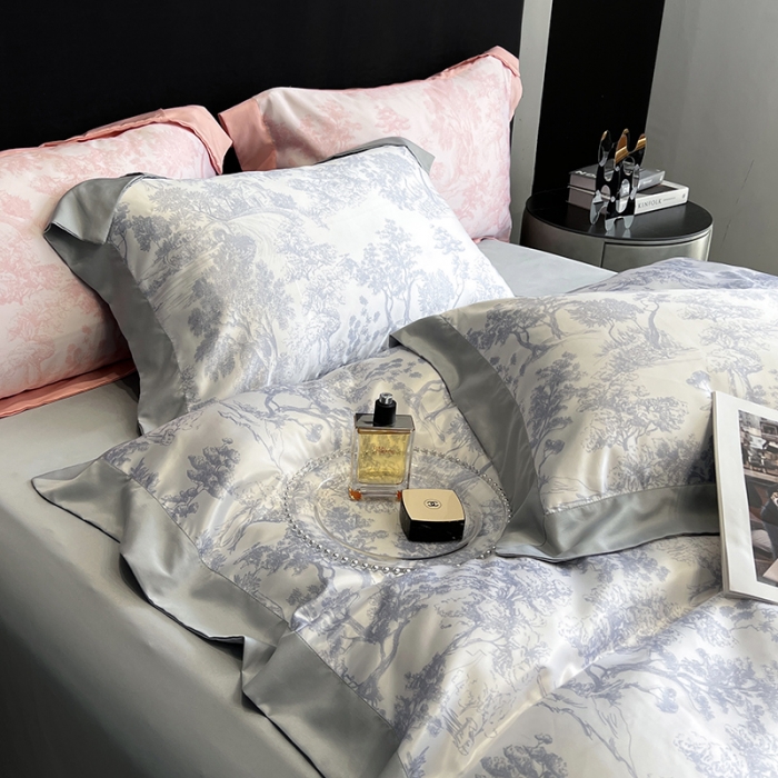 91家纺网 家纺一手货源 找家纺 优悦生活馆 2022新款墨尔本亲肤磨毛四件套 神秘灰