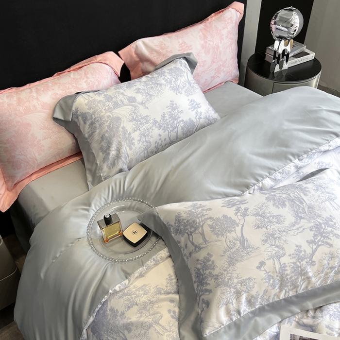 91家纺网 家纺一手货源 找家纺 优悦生活馆 2022新款墨尔本亲肤磨毛四件套 神秘灰