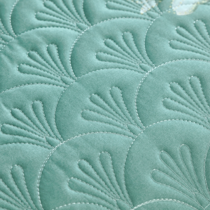 91家纺网 家纺一手货源 找家纺 OL家纺  2022新款全棉阳绒磨毛四件套 月影花香