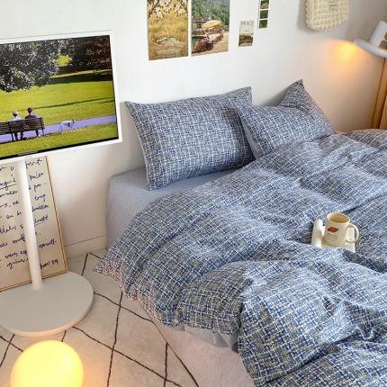 91家纺网 家纺一手货源 找家纺 （总）田野家居 2022新款全棉13372秋冬系列四件套