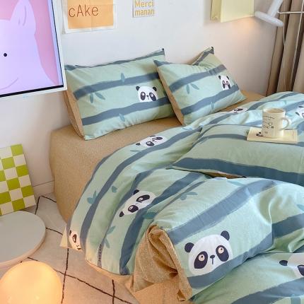 91家纺网 家纺一手货源 找家纺 （总）田野家居 2022新款全棉13372秋冬系列四件套