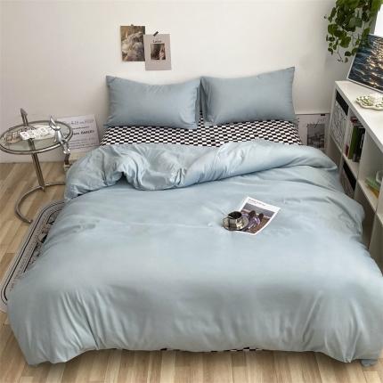 91家纺网 家纺一手货源 找家纺 （总）眠帛 2022新款水洗棉混搭四件套