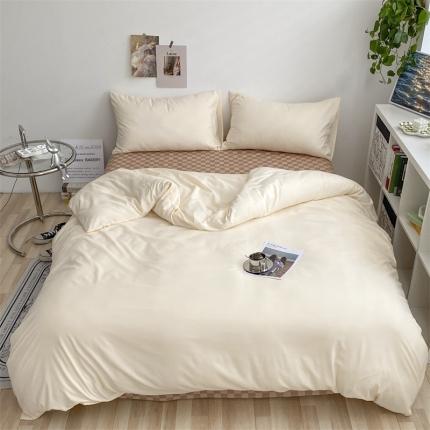 91家纺网 家纺一手货源 找家纺 （总）眠帛 2022新款水洗棉混搭四件套