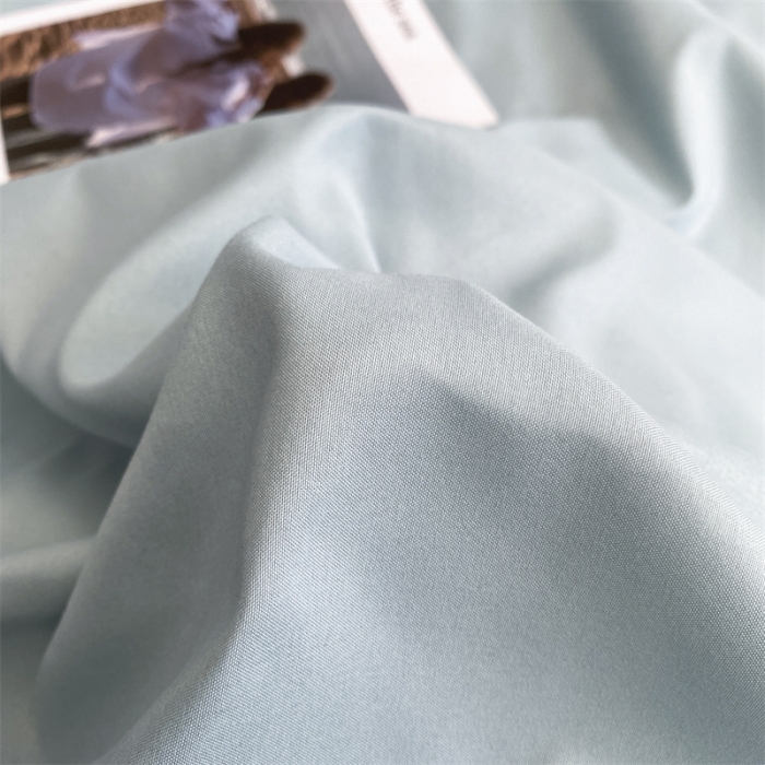 91家纺网 家纺一手货源 找家纺 眠帛 2022新款水洗棉混搭四件套 繁星蓝