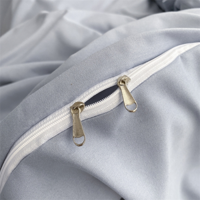 91家纺网 家纺一手货源 找家纺 眠帛 2022新款水洗棉混搭四件套 蓝灰