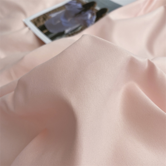 91家纺网 家纺一手货源 找家纺 眠帛 2022新款水洗棉混搭四件套 奶油粉